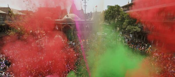El Festival de Colores en la India - Sputnik Mundo