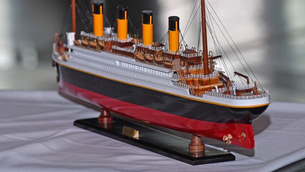 Un modelo del buque Titanic, referencial Un modelo del buque Titanic, referencial - Sputnik Mundo