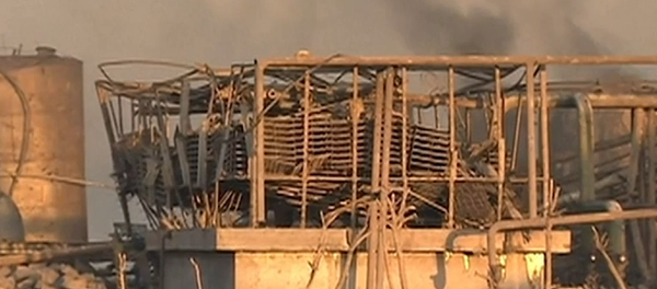 Las graves consecuencias de la explosión en una planta en China - Sputnik Mundo