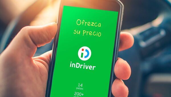 La aplicación inDriver, de origen ruso, está presente en México - Sputnik Mundo