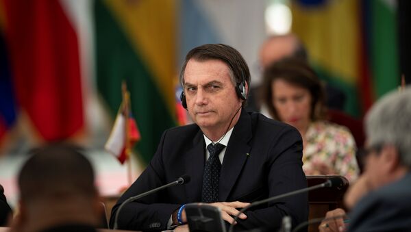 Jair Bolsonaro, presidente de Brasil - Sputnik Mundo