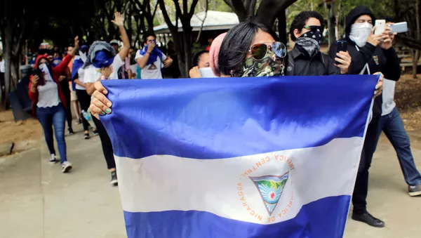 Los manifestantes en en Nicaragua (Archivo)