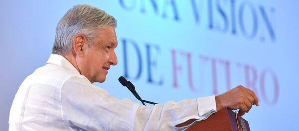 Andrés Manuel López Obrador, presidente de México Andrés Manuel López Obrador, presidente de México - Sputnik Mundo