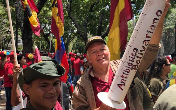 La marcha chavista La marcha chavista - Sputnik Mundo