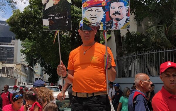 La marcha chavista La marcha chavista - Sputnik Mundo