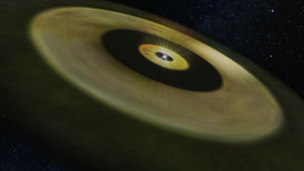 Así se forman los planetas (imagen artística) Así se forman los planetas (imagen artística) - Sputnik Mundo