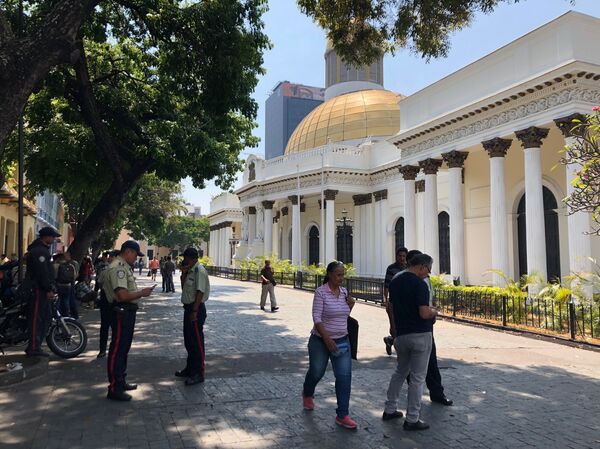 Apagón en Caracas, Venezuela - Sputnik Mundo