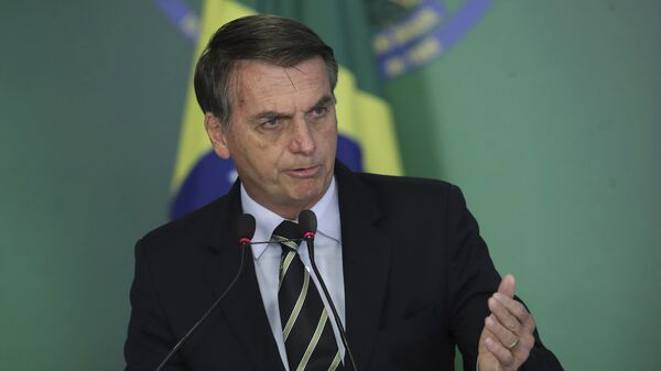 Jair Bolsonaro, presidente de Brasil - Sputnik Mundo