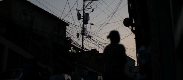 Apagón en Caracas, Venezuela - Sputnik Mundo