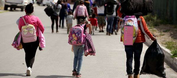 Mujeres migrantes en México - Sputnik Mundo