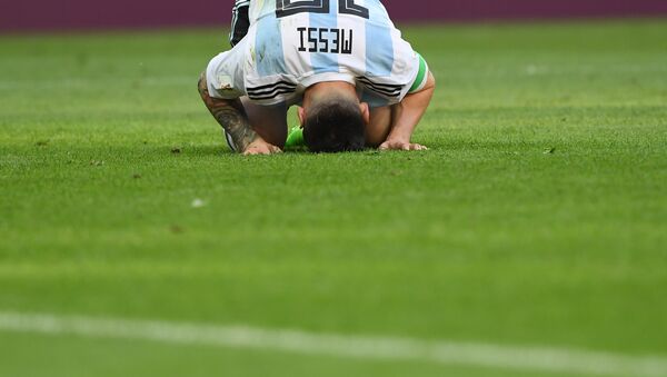 Lionel Messi en Rusia 2018 - Sputnik Mundo