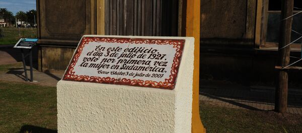 Casa donde votó por primera vez la mujer en Suramérica en la localidad uruguaya de Cerro Chato - Sputnik Mundo