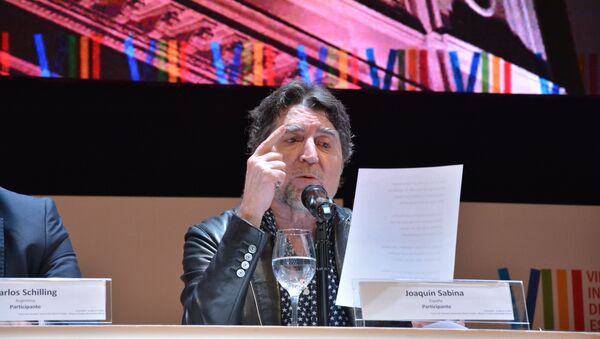 Joaquín Sabina en el Congreso Internacional de la Lengua Española 2019 - Sputnik Mundo