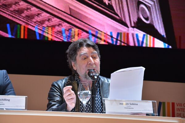Joaquín Sabina en el Congreso Internacional de la Lengua Española 2019 - Sputnik Mundo