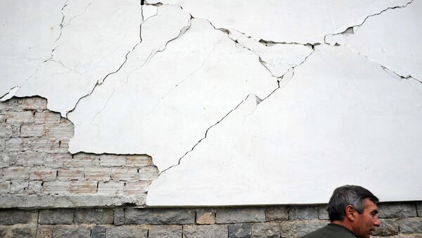 La consecuencias de un terremoto (archivo) La consecuencias de un terremoto (archivo) - Sputnik Mundo