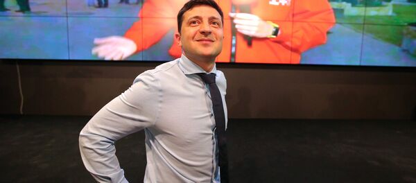 Volodímir Zelenski, candidato a la presidencia de Ucrania - Sputnik Mundo