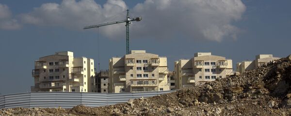 Construcción de viviendas para colonos judíos Construcción de viviendas para colonos judíos - Sputnik Mundo