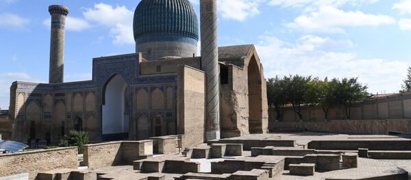 El mausoleo en Samarcanda, Uzbekistán - Sputnik Mundo