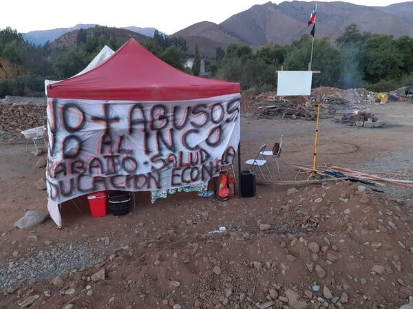 Resistencia civil en Salamanca, Chile, contra la minera Los Pelambres - Sputnik Mundo