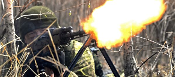 Учения мотострелкового соединения ВВО в Хабаровске - Sputnik Mundo
