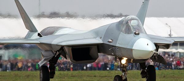 Un caza Su-57 - Sputnik Mundo