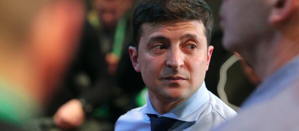 Volodímir Zelenski, presidente electo de Ucrania - Sputnik Mundo