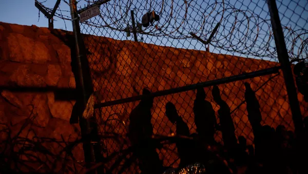 Migrantes en la frontera sur de EEUU