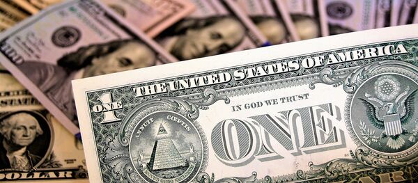 Billetes de dólares de EEUU - Sputnik Mundo