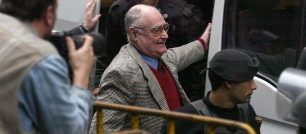 Exmilitar uruguayo José Gavazzo declarando ante la Justicia de ese país - Sputnik Mundo