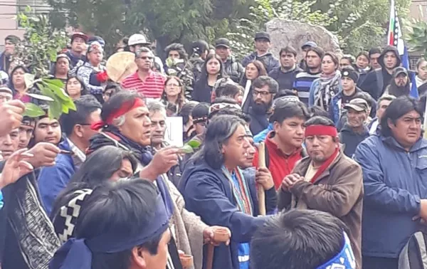Manifestación de la comunidad mapuche en Temuco, Chile Manifestación de la comunidad mapuche en Temuco, Chile - Sputnik Mundo