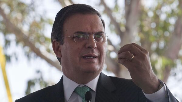 Marcelo Ebrard, secretario de Relaciones Exteriores de México - Sputnik Mundo