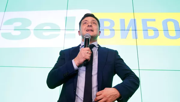 Volodímir Zelenski, candidato a la presidencia de Ucrania - Sputnik Mundo