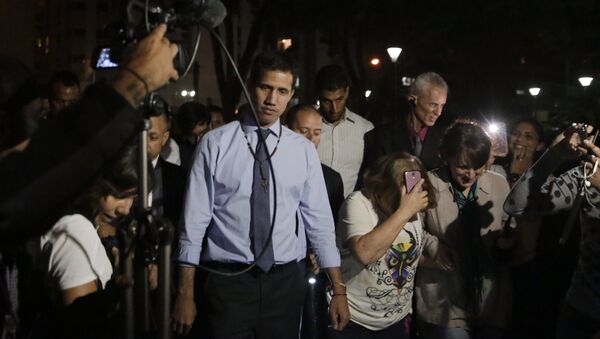 Juan Guaidó, lider opositor venezolano - Sputnik Mundo