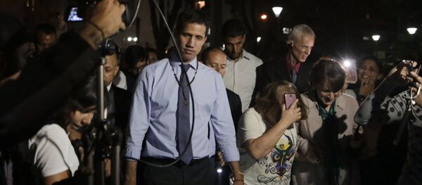Juan Guaidó, lider opositor venezolano Juan Guaidó, lider opositor venezolano - Sputnik Mundo