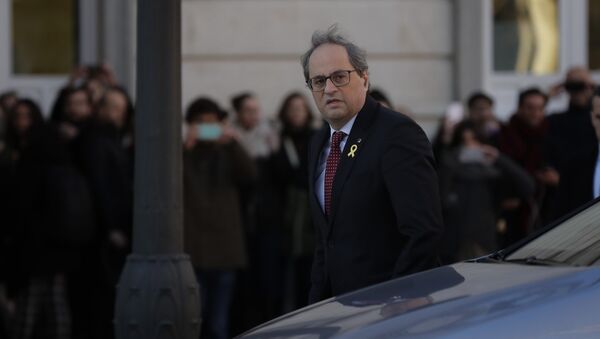 Quim Torra, presidente de la Generalitat de Cataluña - Sputnik Mundo