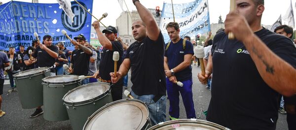 Protestas en Buenos Aires contra el Gobierno argentino - Sputnik Mundo
