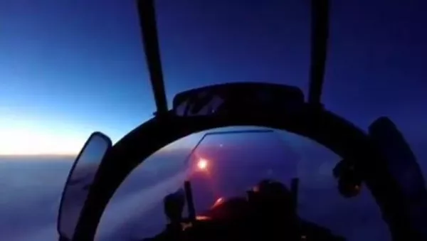 Vista de un piloto del Su-30SM