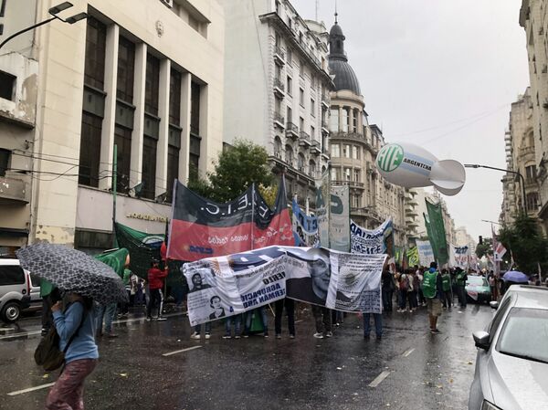La protesta social aumenta en Argentina - Sputnik Mundo