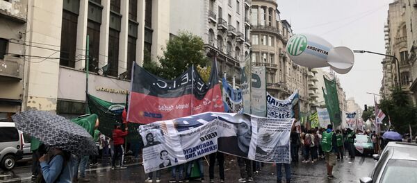 La protesta social aumenta en Argentina La protesta social aumenta en Argentina - Sputnik Mundo