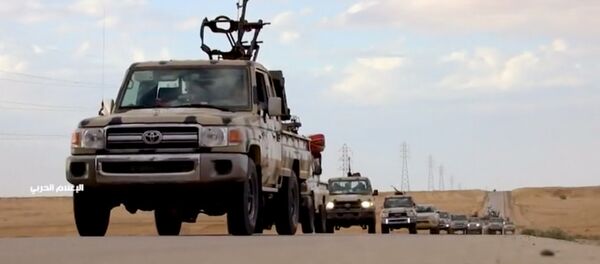 Vehículos armados en Libia Vehículos armados en Libia - Sputnik Mundo