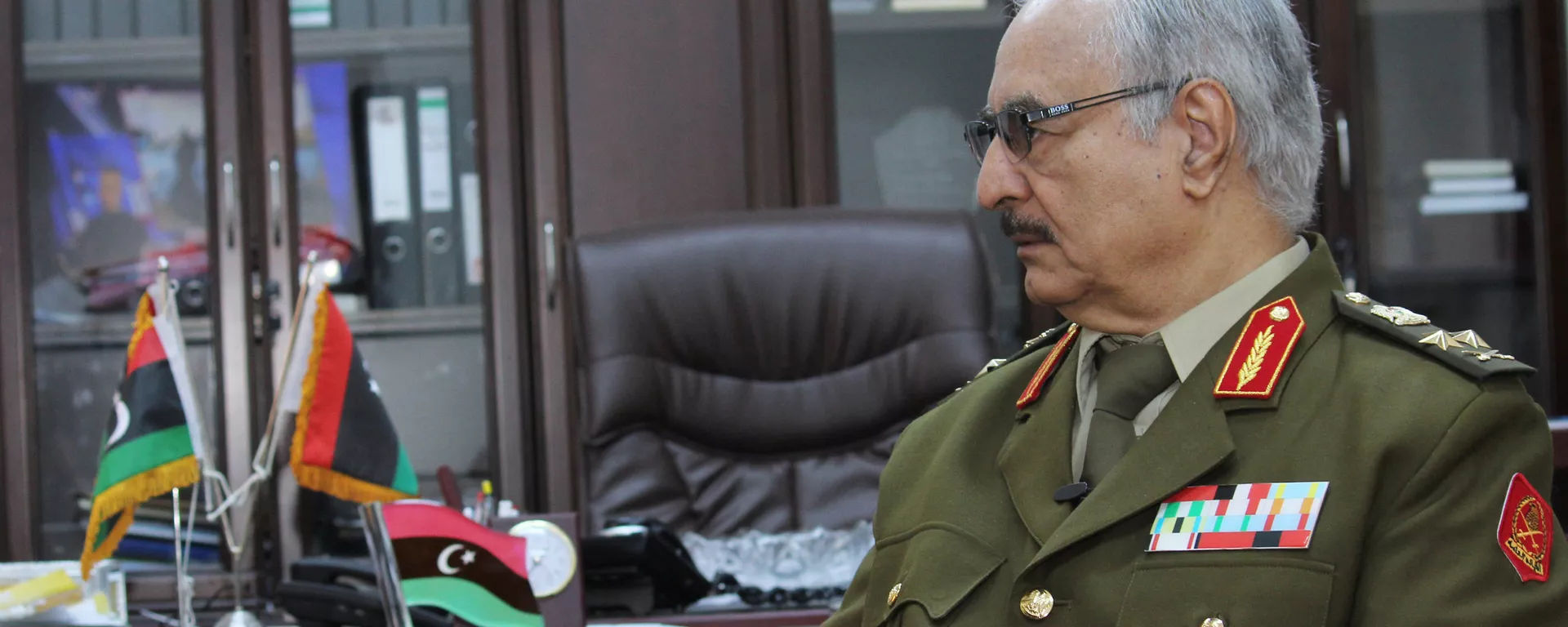 Jalifa Haftar, comandante del Ejército Nacional de Libia Jalifa Haftar, comandante del Ejército Nacional de Libia - Sputnik Mundo, 1920, 30.05.2021