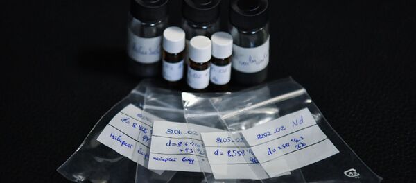 BiCuSeO (bismuto-cobre-selenio-oxígeno) en polvo - Sputnik Mundo