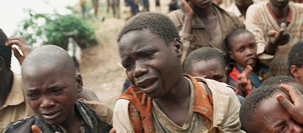 Niños ruandeses en la frontera con Zaire (archivo) - Sputnik Mundo