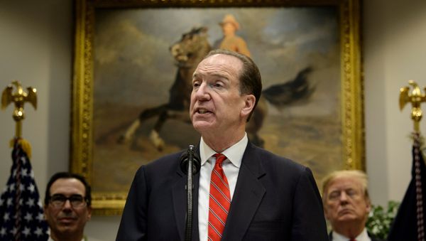 David Malpass, ex subsecretario del Departamento del Tesoro de Estados Unidos David Malpass, ex subsecretario del Departamento del Tesoro de Estados Unidos - Sputnik Mundo