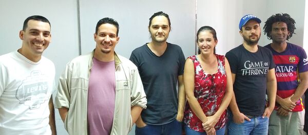 Equipo de Lombao Estudios, un emprendimiento cubano - Sputnik Mundo