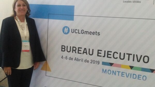 Mónica Fein, intendenta de Rosario, Argentina, y vicepresidenta de CGLU América Latina - Sputnik Mundo