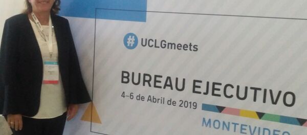 Mónica Fein, intendenta de Rosario, Argentina, y vicepresidenta de CGLU América Latina - Sputnik Mundo