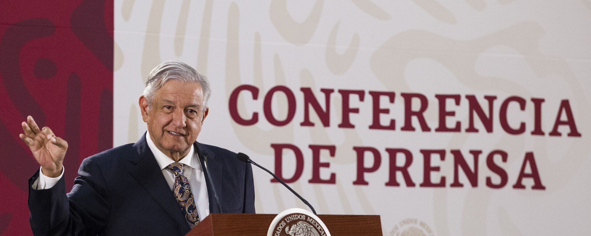 Andrés Manuel López Obrador, presidente de México - Sputnik Mundo, 1920, 19.08.2021