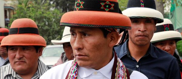 El presidente de la comunidad Fuerabamba, Gregorio Rojas - Sputnik Mundo