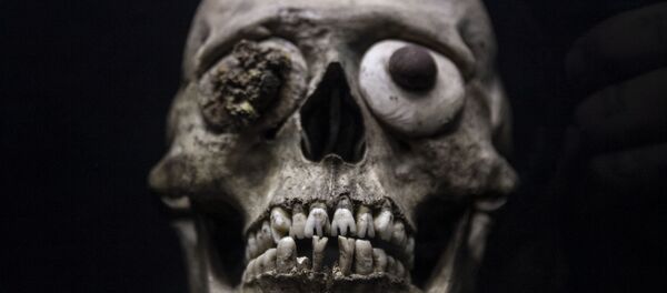 Una de las 15.000 piezas exhibidas en el Museo del Templo Mayor - Sputnik Mundo